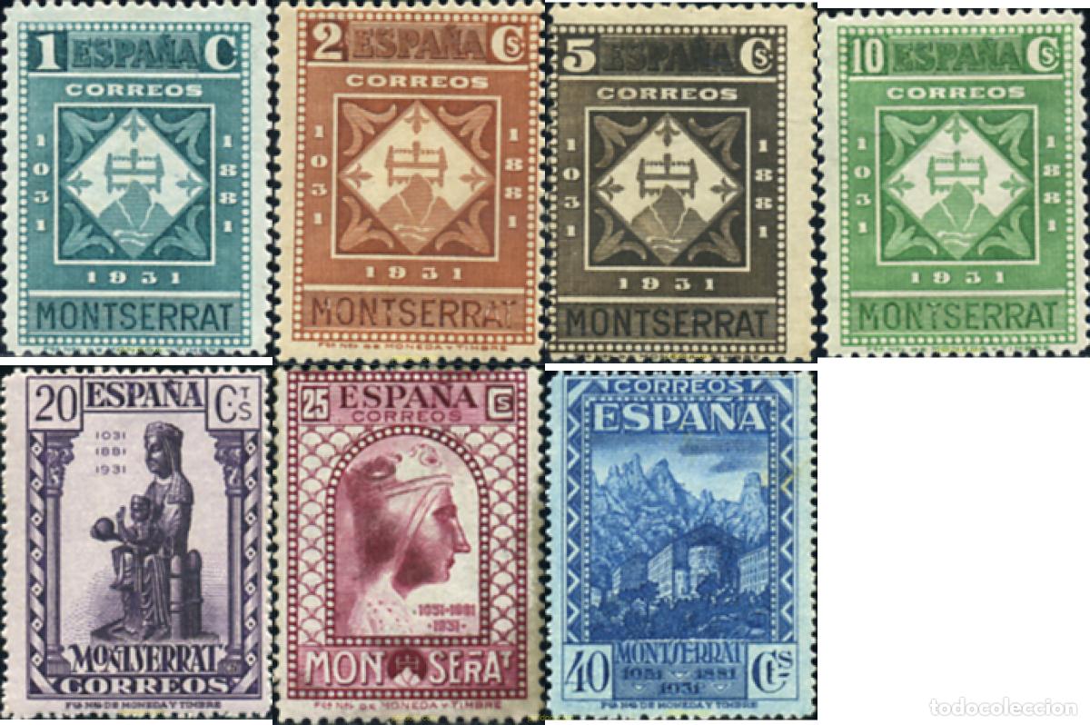 Sellos: 365982 MNH ESPA&Ntilde;A 1931 9 CENTENARIO DEL MONASTERIO DE MONTSERRAT