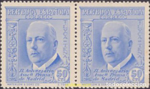 Sellos: 639949 MNH ESPA&Ntilde;A 1936 40 ANIVERSARIO DE LA ASOCIACION DE LA PRENSA
