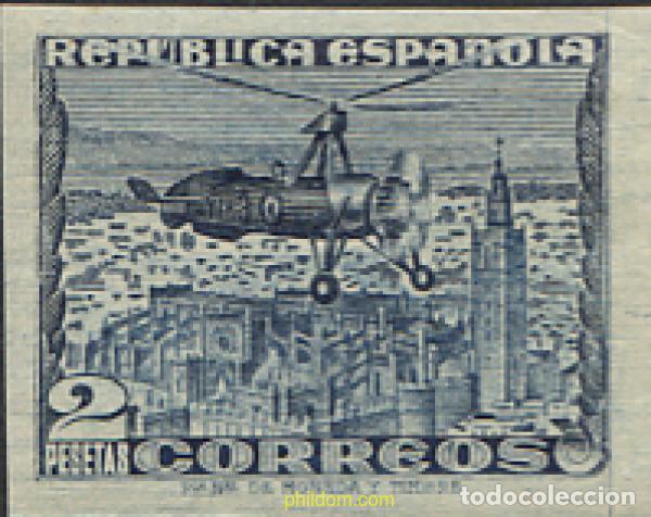 Sellos: 271947 MNH ESPA&Ntilde;A 1938 AUTOGIRO LA CIERVA