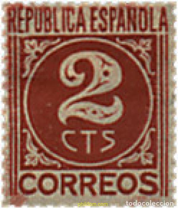 Sellos: 209349 MNH ESPA&Ntilde;A 1936 CIFRA Y PERSONAJES