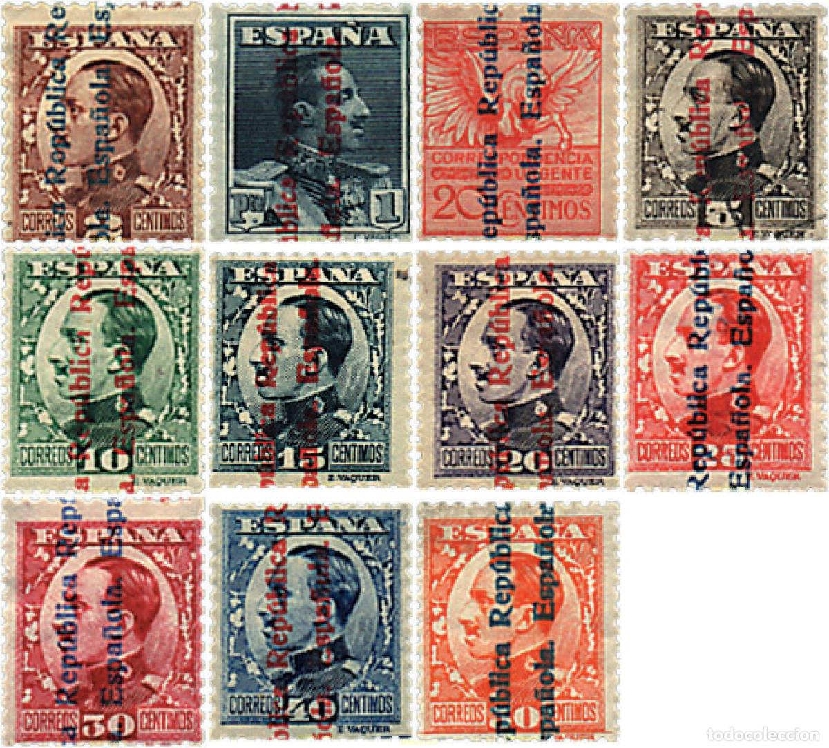 Sellos: 209658 HINGED ESPA&Ntilde;A 1931 ALFONSO XIII