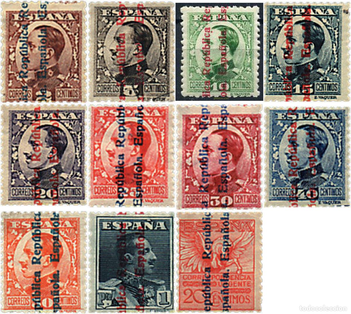 Sellos: 321637 HINGED ESPA&Ntilde;A 1931 ALFONSO XIII