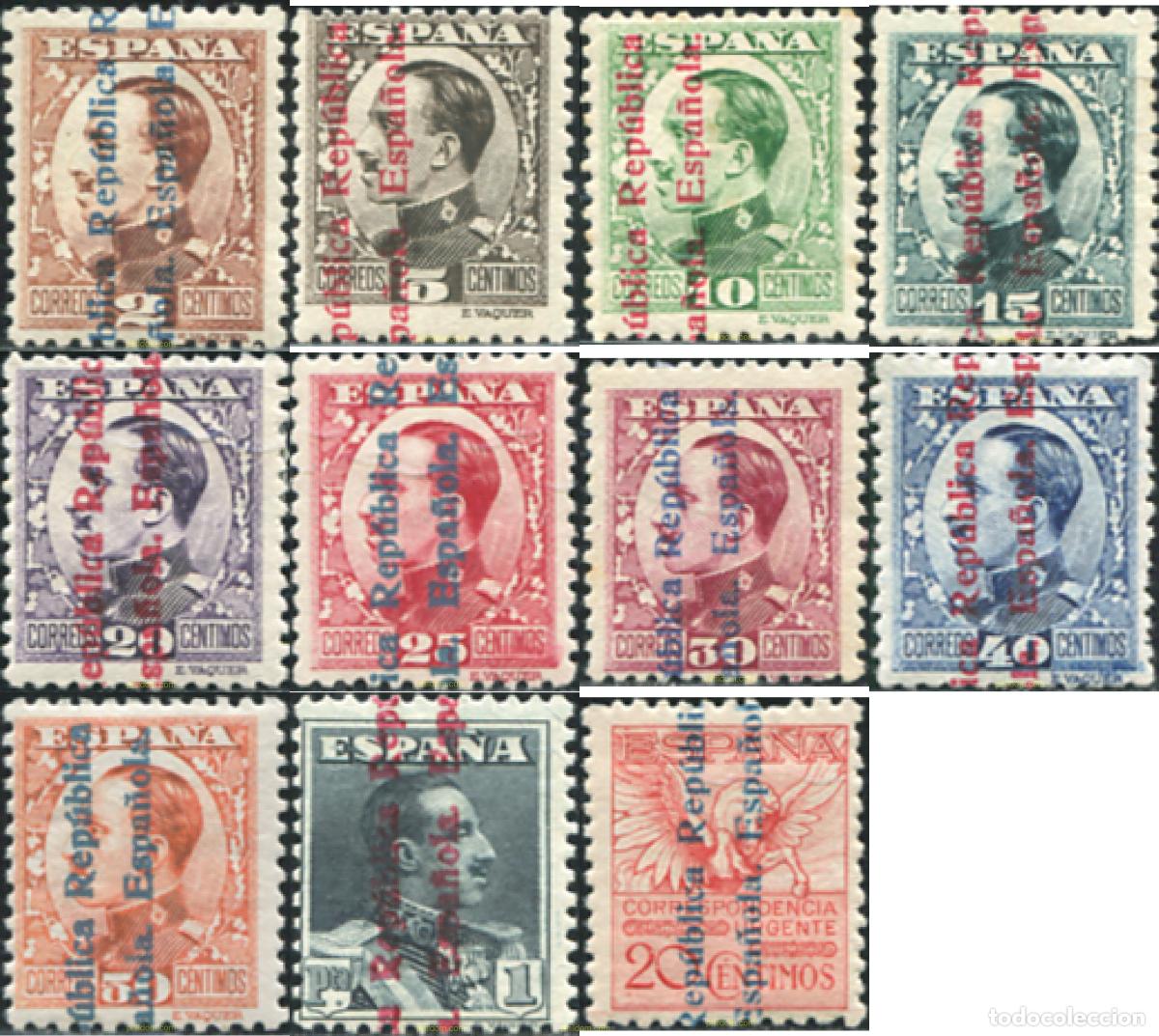 Sellos: 612443 HINGED ESPA&Ntilde;A 1931 ALFONSO XIII