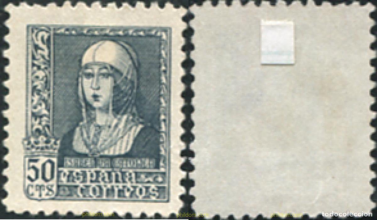 Sellos: 209205 HINGED ESPA&Ntilde;A 1938 ISABEL LA CATOLICA