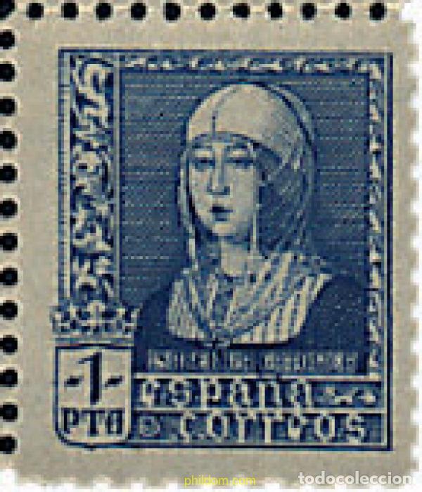 Sellos: 209206 MNH ESPA&Ntilde;A 1938 ISABEL LA CATOLICA