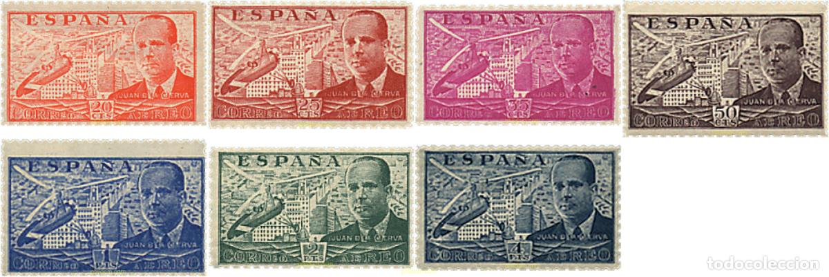 Sellos: 85556 MNH ESPA&Ntilde;A 1939 JUAN DE LA CIERVA