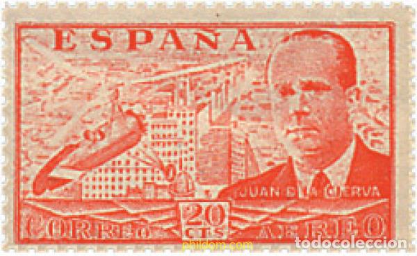 Briefmarken: 209170 MNH ESPA&Ntilde;A 1939 JUAN DE LA CIERVA