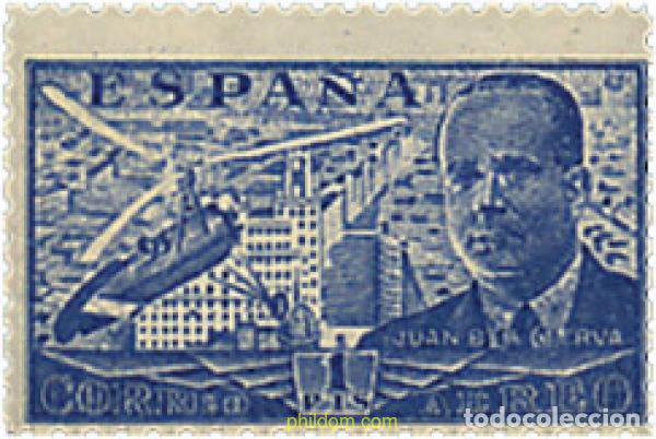 Sellos: 209175 MNH ESPA&Ntilde;A 1939 JUAN DE LA CIERVA