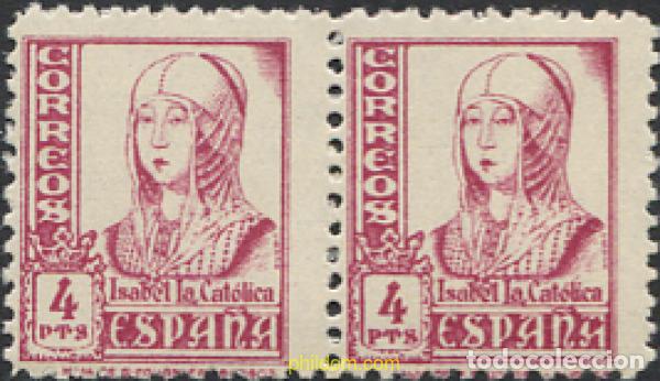 Sellos: 271992 MNH ESPA&Ntilde;A 1937 CIFRAS, CID E ISABEL II
