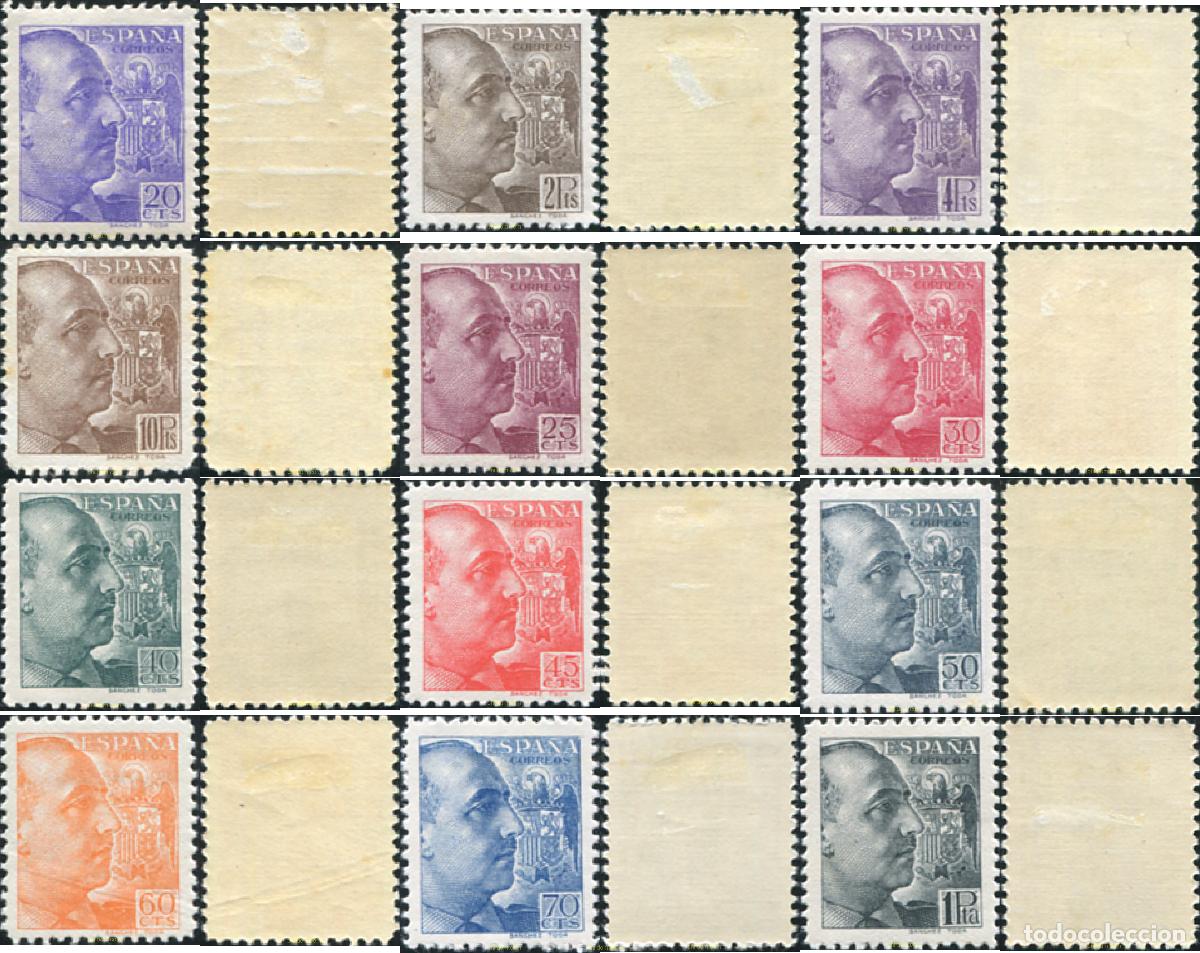 Sellos: 209177 HINGED ESPA&Ntilde;A 1939 GENERAL FRANCO