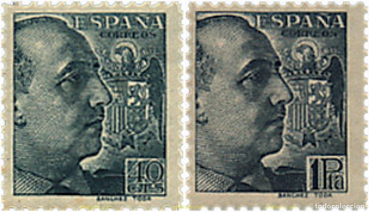 Sellos: 270993 HINGED ESPA&Ntilde;A 1939 GENERAL FRANCO