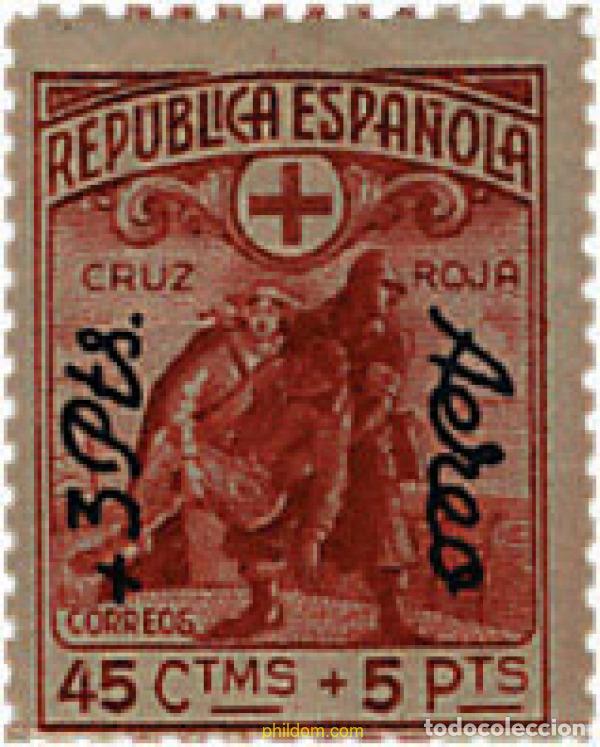 Sellos: 209314 HINGED ESPA&Ntilde;A 1938 CRUZ ROJA ESPA&Ntilde;OLA