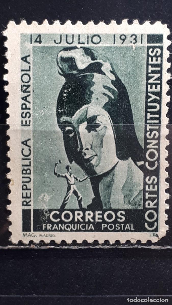 Sellos: ESPA&Ntilde;A. FRANQUICIA POSTAL. *. A&Ntilde;O 1931