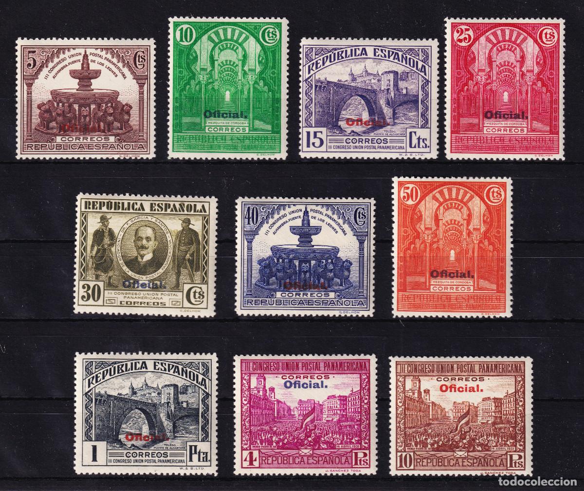 Sellos: ESPA&Ntilde;A - UNION POSTAL PANAMERICANA ** 620/629 - A&Ntilde;O 1931 - MNH - LUJO