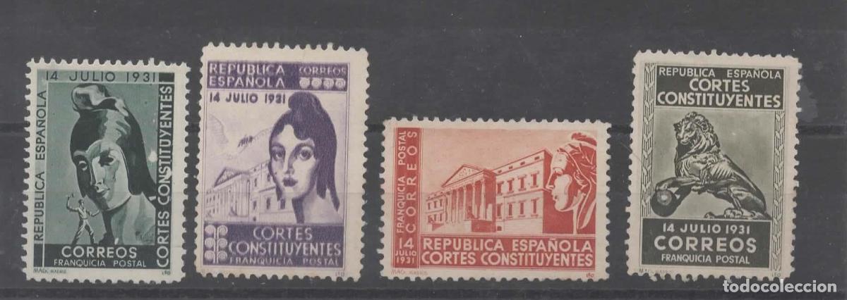 Timbres: SEGUNDA REPUBLICA FRANQUICIA CORTES CONSTITUYENTES