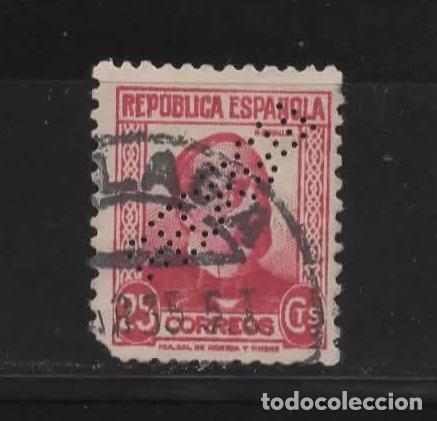 Sellos: SEGUNDA REPUBLICA ZORRILLA PERFORADO PERFIN GEORGIA