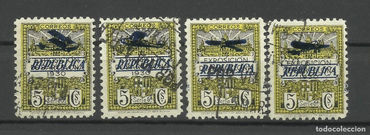 Stamps: AYTO. BARNA. SELLOS N.E. 13 AL 16 USADOS.