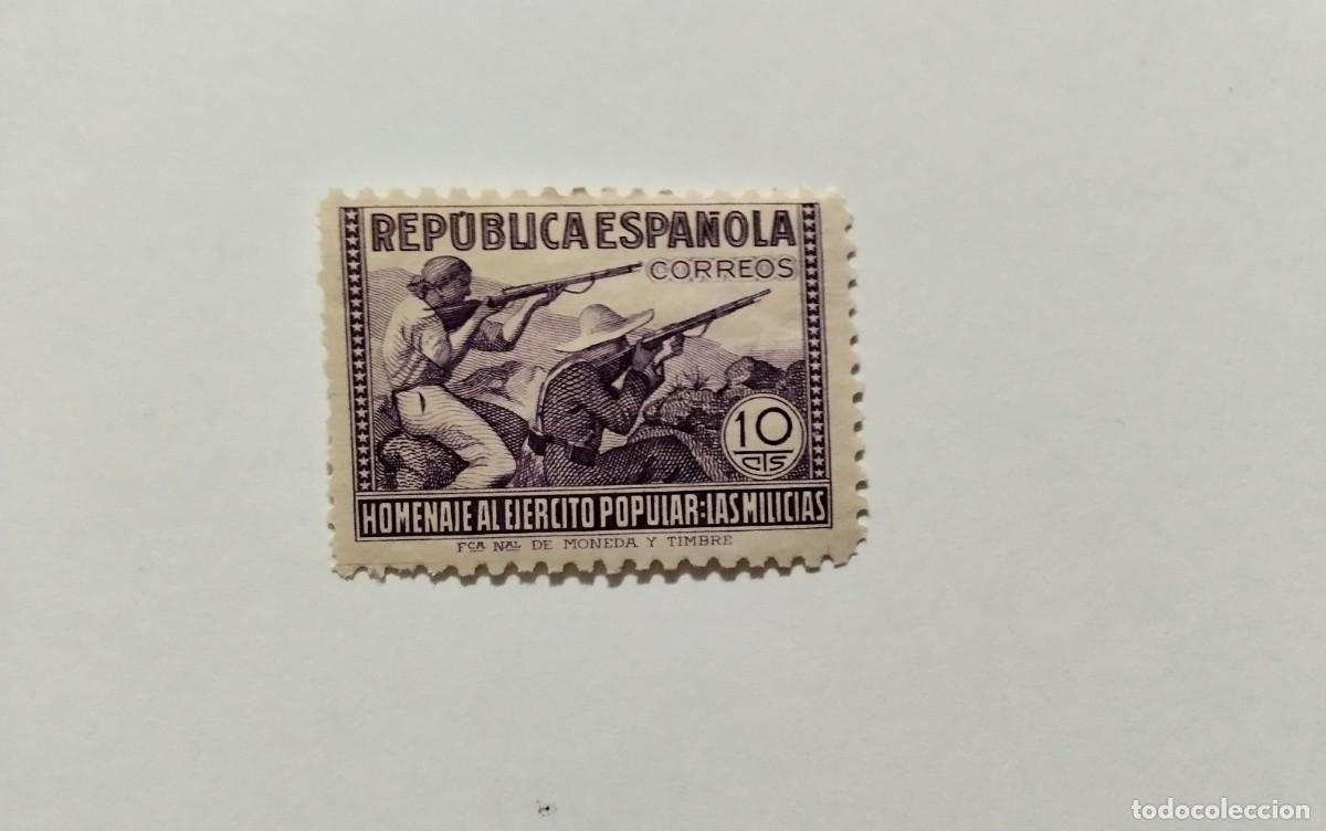 Sellos: ESPA&Ntilde;A - 1938 - II REPUBLICA - EDIFIL 793 - MH* - NUEVO
