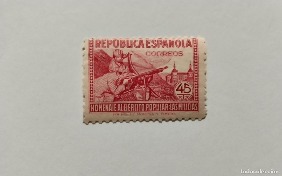 Sellos: ESPA&Ntilde;A - 1938 - II REPUBLICA - EDIFIL 795 - MH* - NUEVO