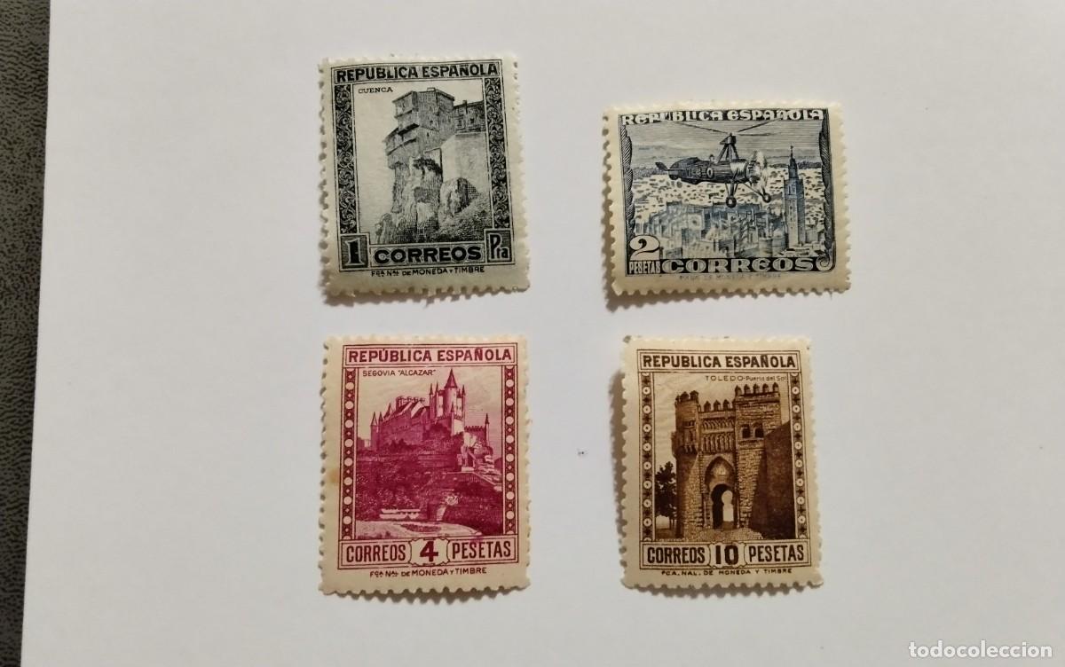 Sellos: ESPA&Ntilde;A - 1938 - II REPUBLICA - EDIFIL 770/772 - LUJO - BIEN CENTRADO - MH* - NUEVO