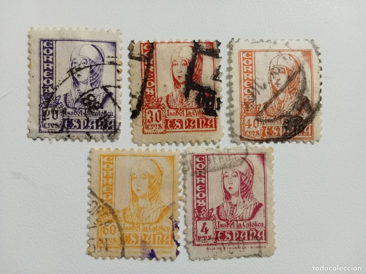 Sellos: ESPA&Ntilde;A A&Ntilde;O 1937, SELLOS SUELTOS DE LA SERIE 814/831, USADOS