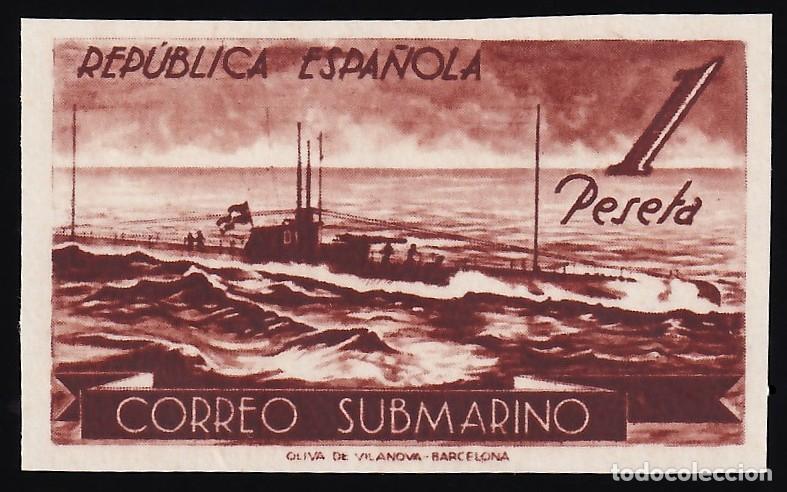 Timbres: ESPA&Ntilde;A, 1938 EDIFIL N&ordm; 775cccs (*), 1 p. casta&ntilde;o rojizo. [Cambio de Color, SIN DENTAR.]