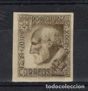 Sellos: PC991 Sellos Espa&ntilde;a a&ntilde;o 1934 EDIFIL 680s** sello original en NUEVO sin dentar v.c 100 &euro;