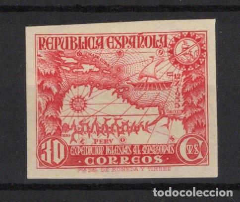 Sellos: PC994 Sellos Espa&ntilde;a a&ntilde;o 1935 EDIFIL 694s** sello original en NUEVO sin dentar v.c 98 &euro;