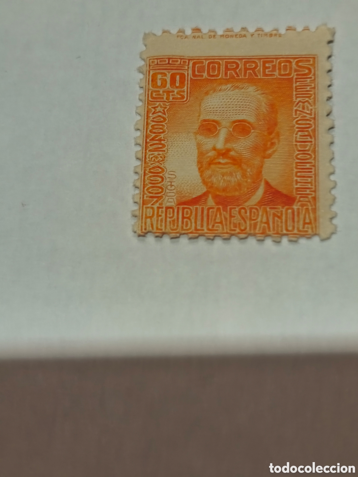 Sellos: Sello de la republica n 740 60 cts naranja nuevo con goma** ver imagenes