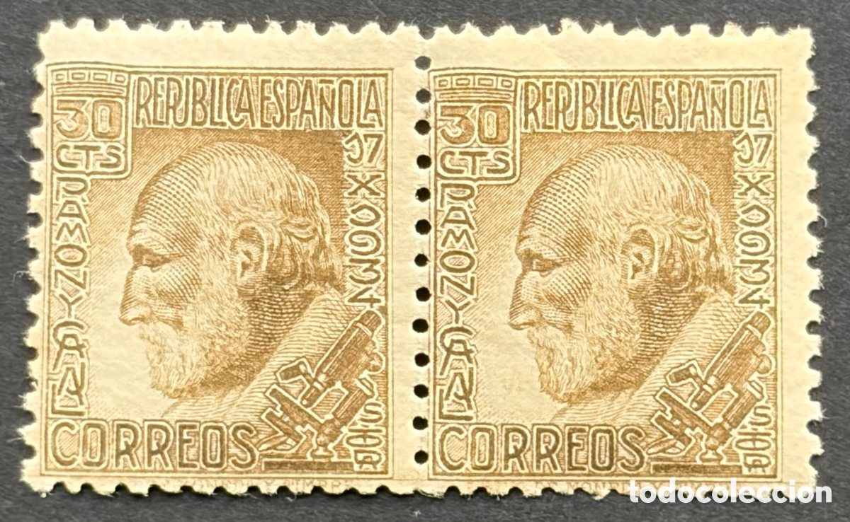 Sellos: ESPA&Ntilde;A 1933 Santiago Ram&oacute;n y Cajal