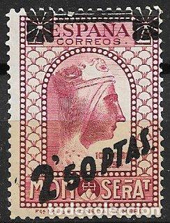 Sellos: Rep&uacute;blica Espa&ntilde;ola 1938 Montserrat, nuevo valor, EDIFIL n&ordm; 791 * *