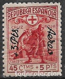 Sellos: Rep&uacute;blica Espa&ntilde;ola 1938 Cruz Roja Espa&ntilde;ola, EDIFIL n&ordm; 768 * *