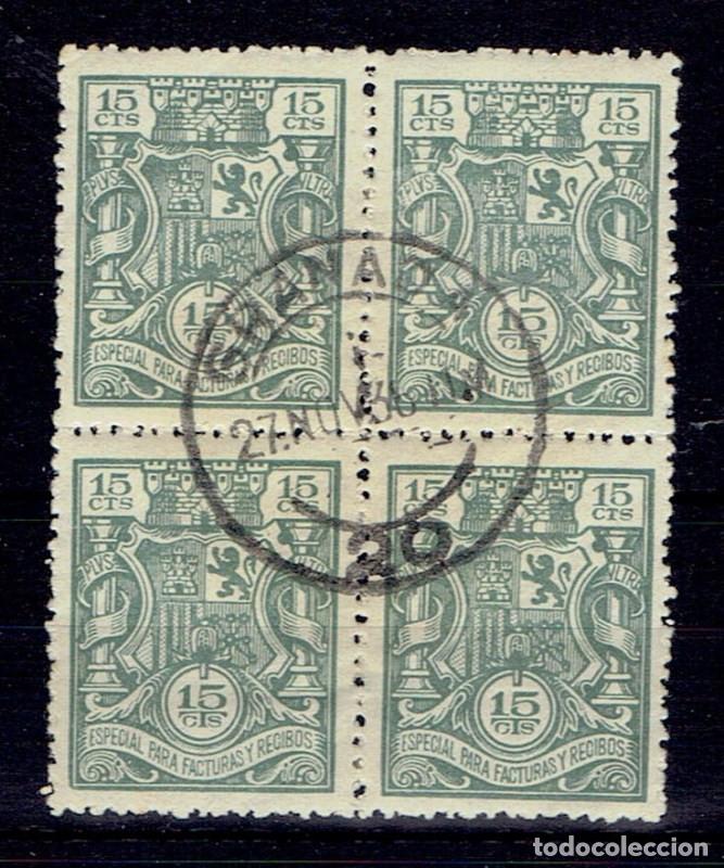 Sellos: FA6907. Fiscales, 1932-36 Timbres para facturas y recibos