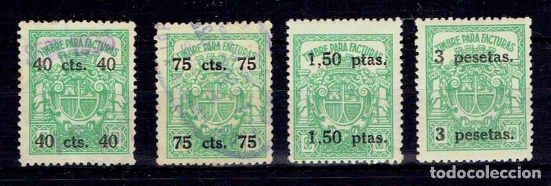 Sellos: FA6911. Fiscales, 1932-36 Timbres para facturas y recibos