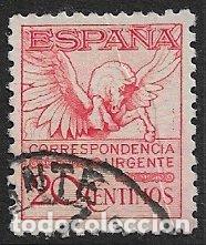 Sellos: Rep&uacute;blica Espa&ntilde;ola 1932 Pegaso, EDIFIL n&ordm; 676 (o) lujo