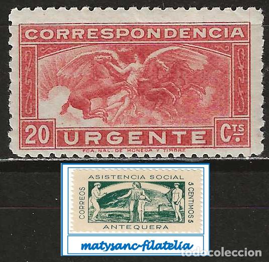 Selos: ESPA&Ntilde;A 1933. EDIFIL 679. SERIE COMPLETA &rdquo;&Aacute;NGEL Y CABALLOS&rdquo;. MNH***