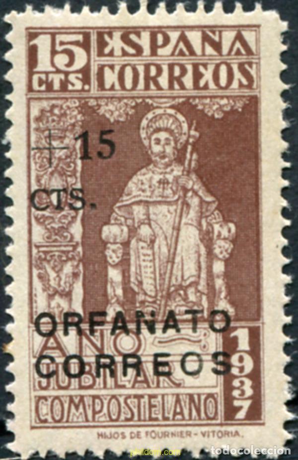 Sellos: 792478 HINGED ESPA&Ntilde;A 1938 PRO HUERFANOS