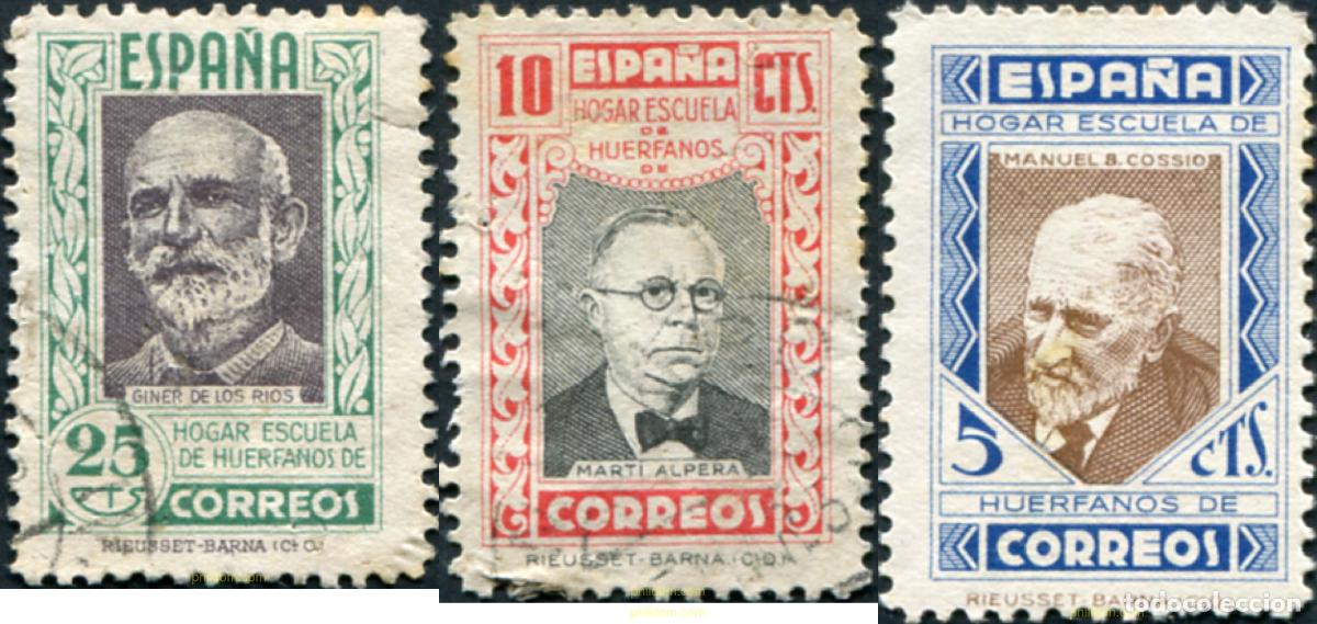 Sellos: 792477 USED ESPA&Ntilde;A 1937 PEDAGOGOS