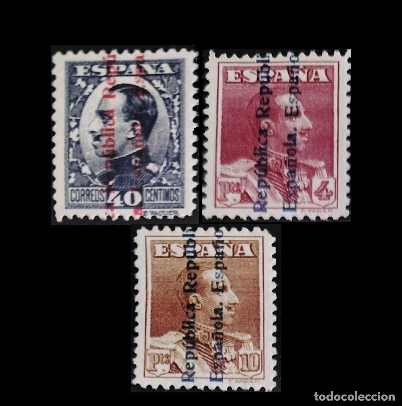 Sellos: Edifil NE25-27 MNH Espa&ntilde;a 1931 sin fijasellos Alfonso XIII sin fijasellos