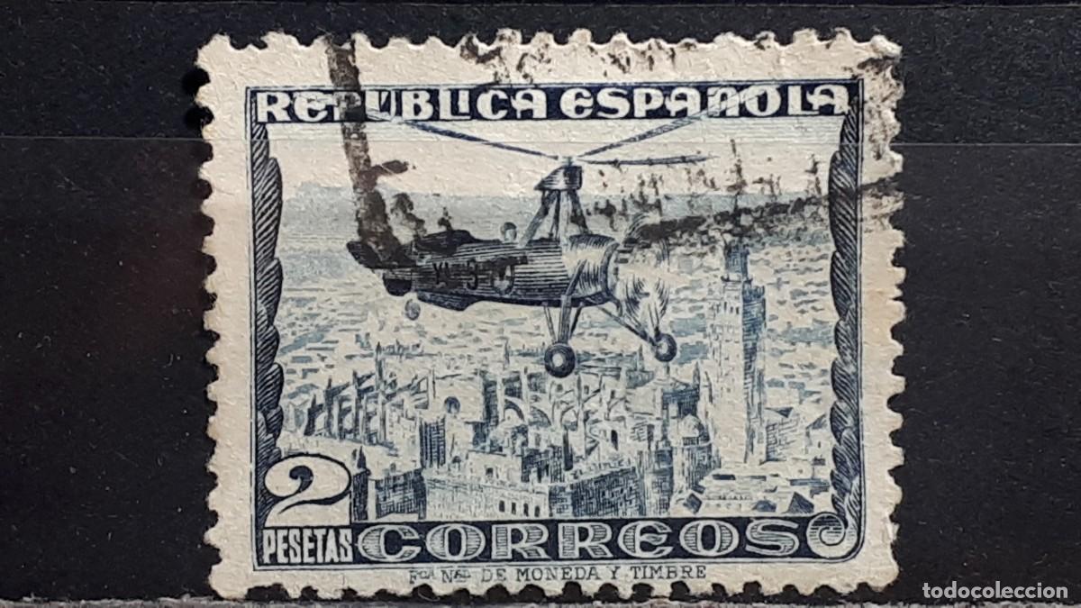 Sellos: ESPA&Ntilde;A. A&Ntilde;O 1935. &deg;. Edifil 689