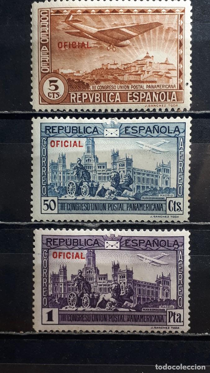 Sellos: ESPA&Ntilde;A. A&Ntilde;O 1931. *. Edifil 630, 633, 634