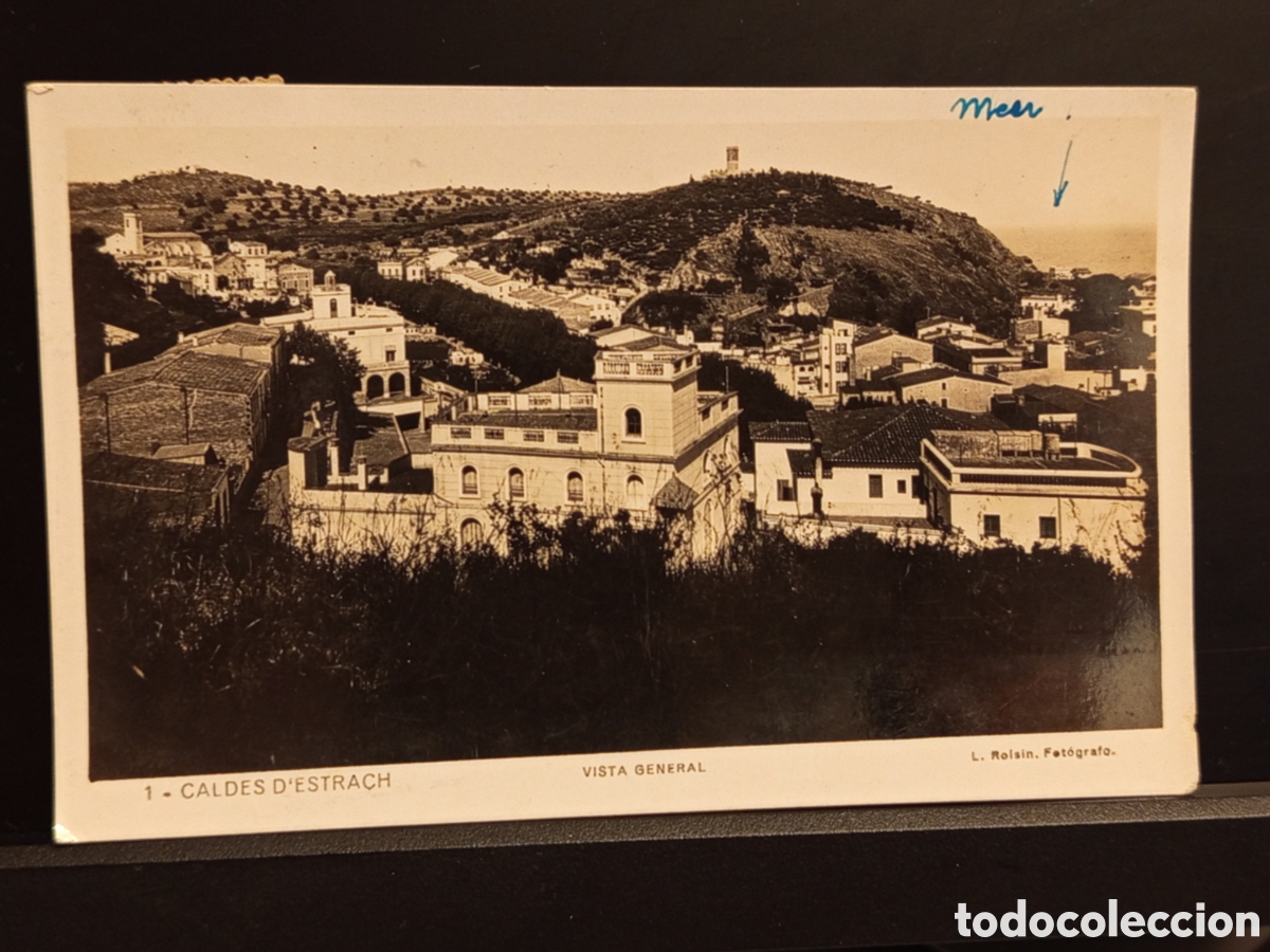 Sellos: Postal Antigua Espa&ntilde;a 1934 Caldes d'Estrach Caldetas L. Roisin - Usada