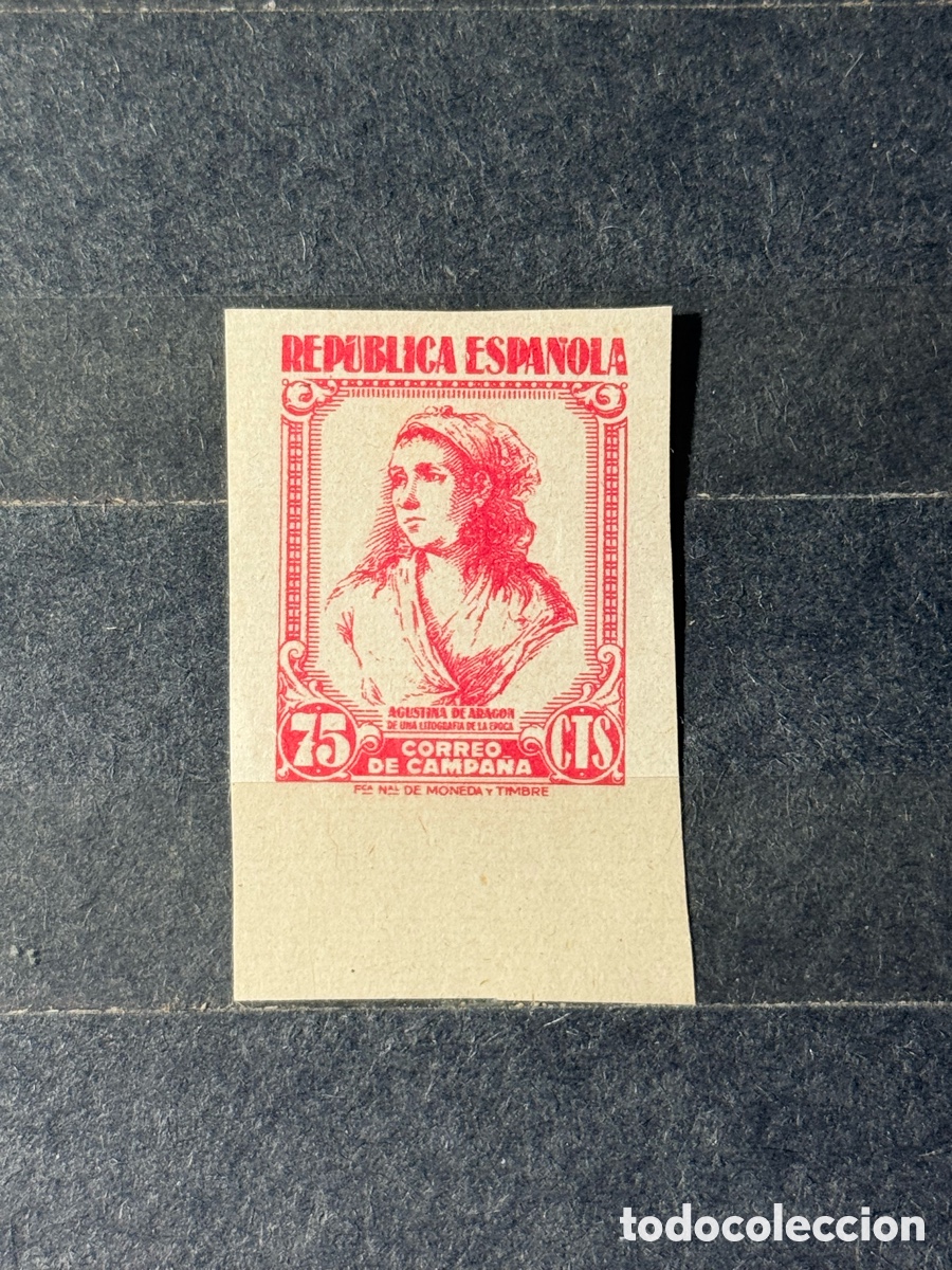 Sellos: Espa&ntilde;a. 1939. II Rep&uacute;blica. Edifil NE53s. Nuevo (*)
