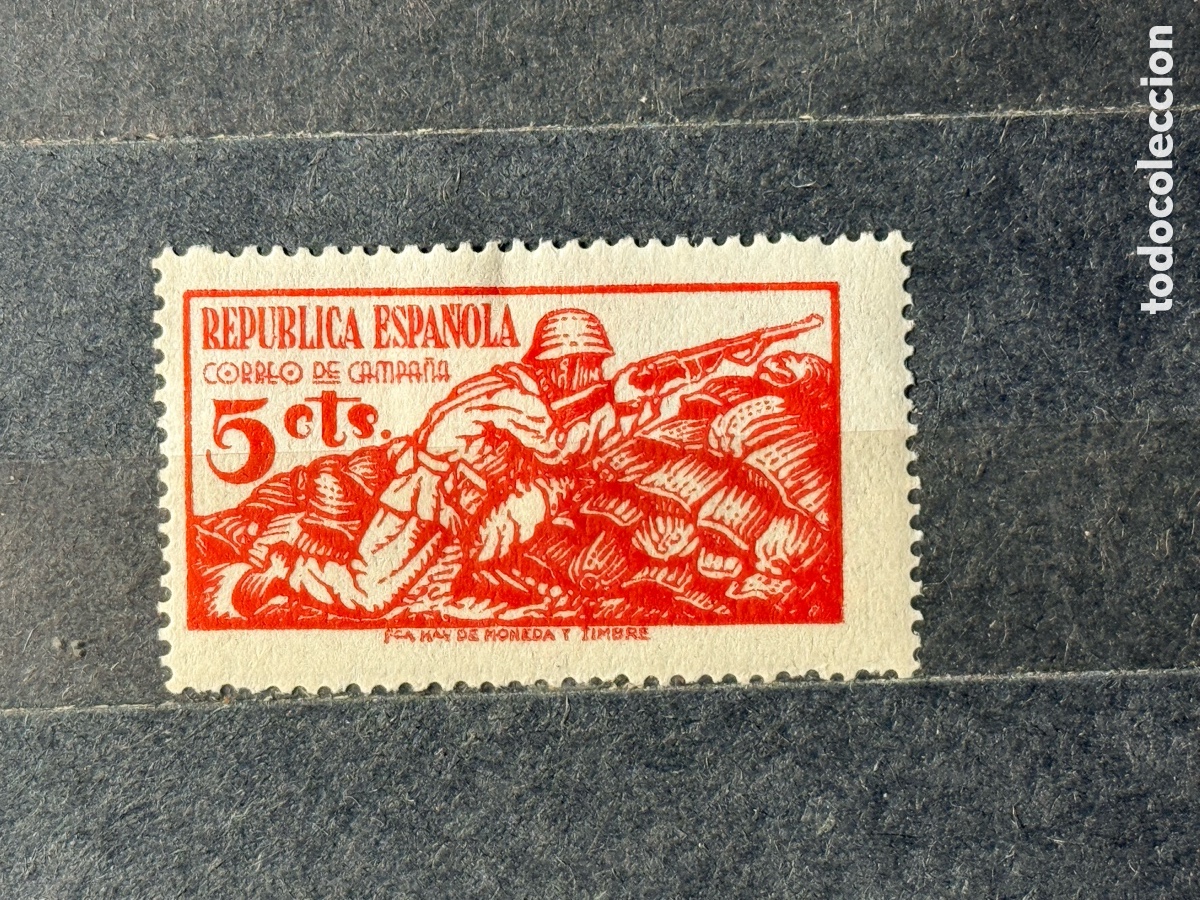 Sellos: Espa&ntilde;a. 1939. II Rep&uacute;blica. Edifil NE46s. Nuevo (*)