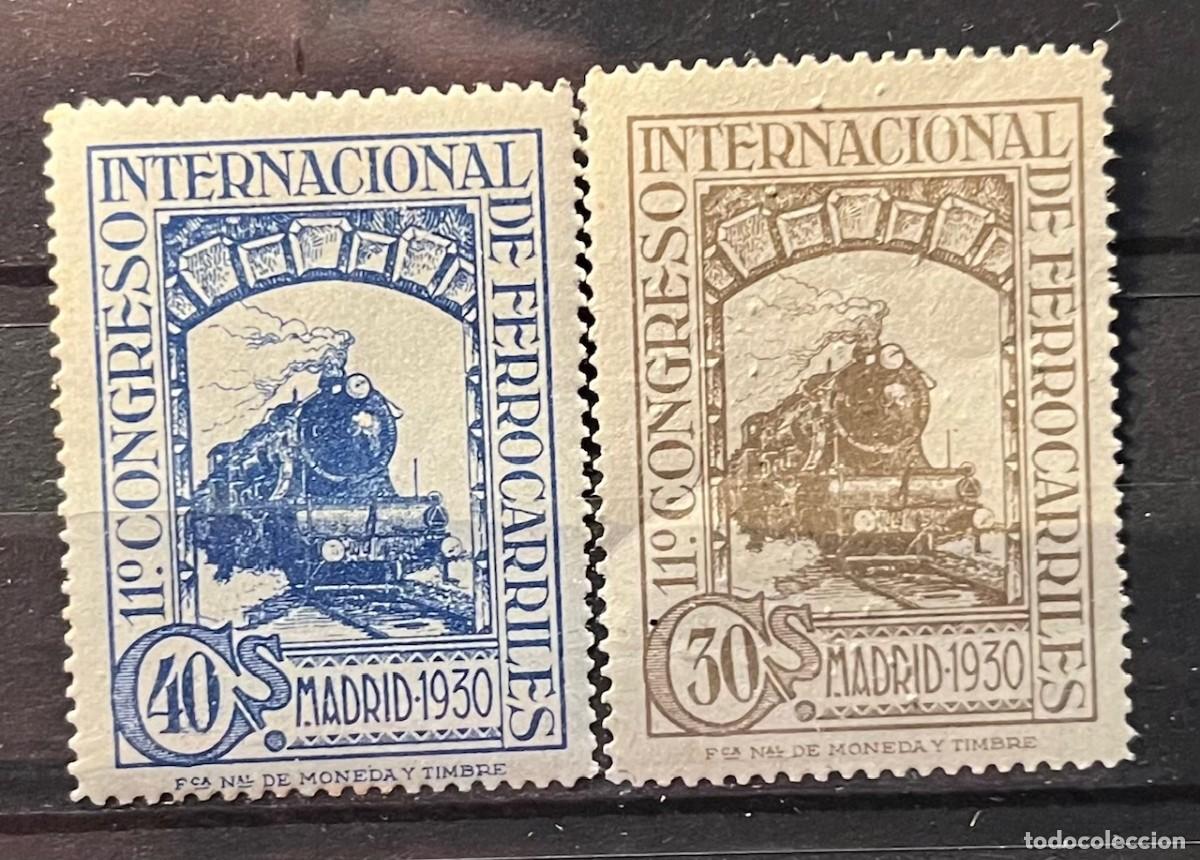 Sellos: 1930 ferrocarril.MNH** centrados,goma,color.