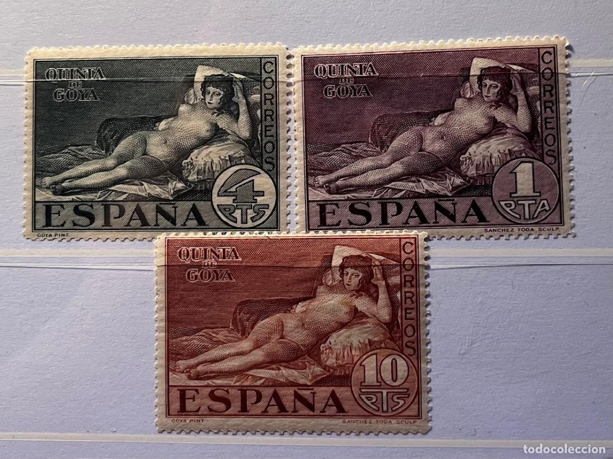 Sellos: 1930 quinta de goya MN* centrdos