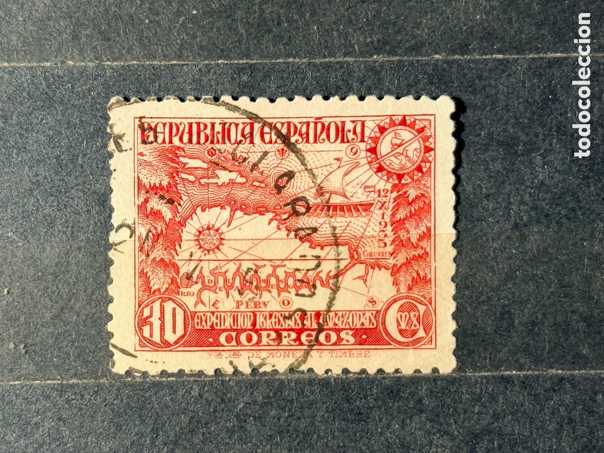 Sellos: Espa&ntilde;a. 1935. II Rep&uacute;blica. Edifil 694. Usado.