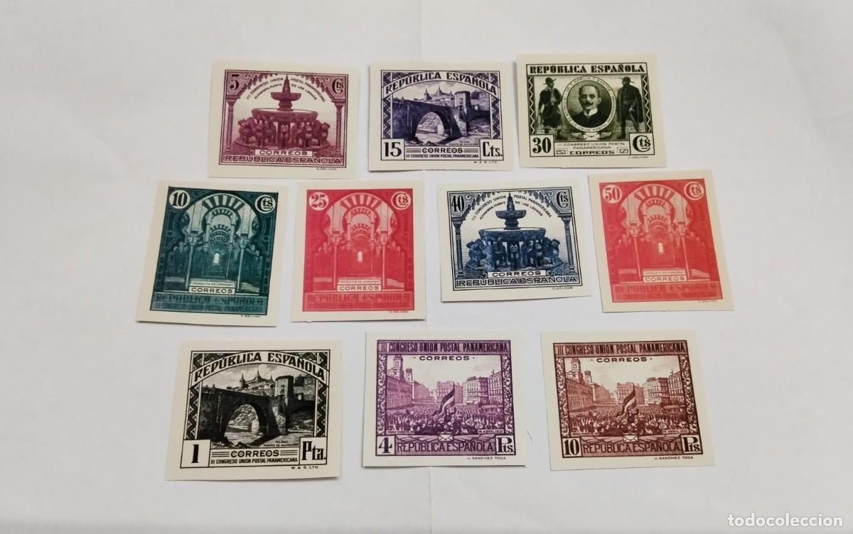 Sellos: ESPA&Ntilde;A - 1931 - EDIFIL 604s/613s -SERIE COMPLETA SIN DENTAR- MNH** -NUEVOS