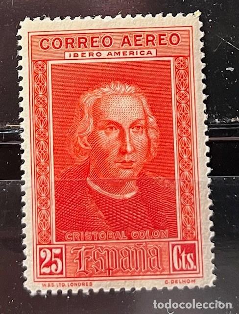 Sellos: 1930,descubrimiento de am&eacute;rica,MN*,*centrado,goma,color