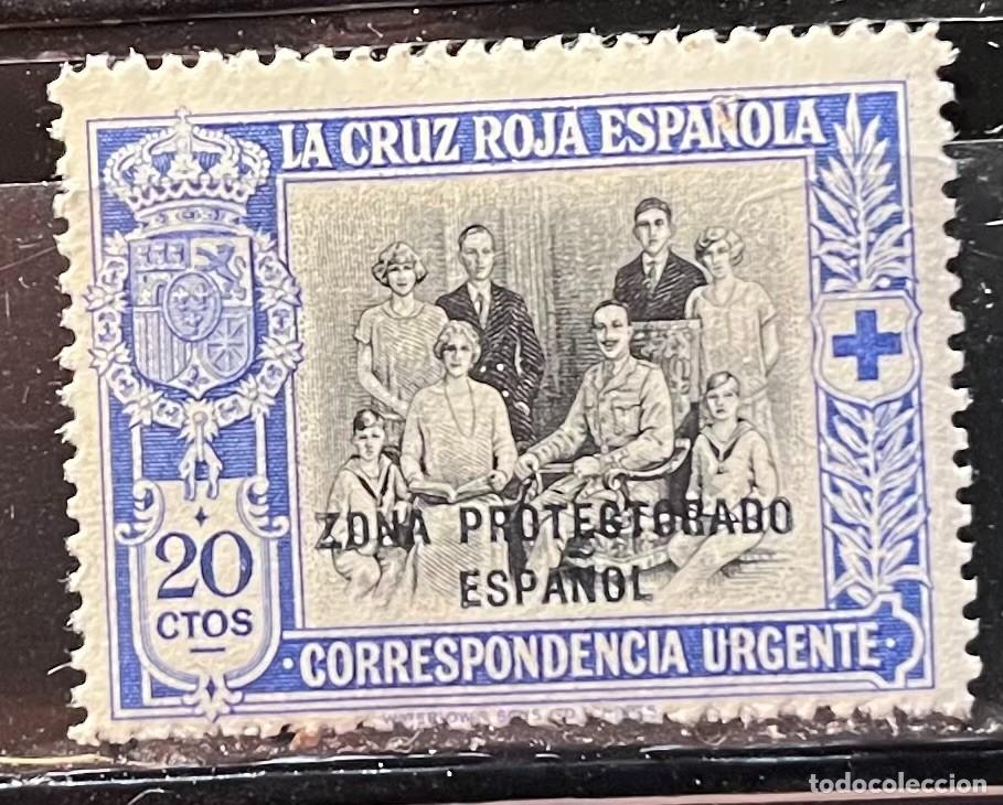 Sellos: 1926 cruz roja,MNH** centrado,goma,color protectorado